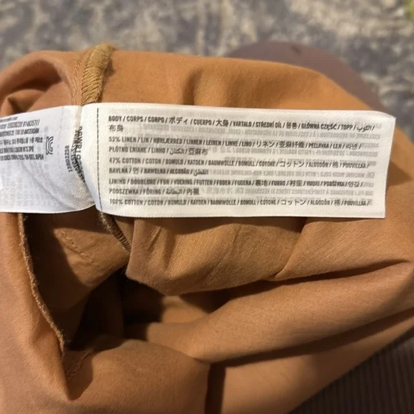 Abercrombie & Fitch linen Squareneck dress Size Large - Picture 13 of 13